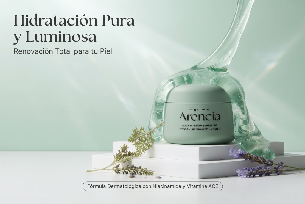 Hidratación Pura y Luminosa - Arencia Holy Hyssop Serum